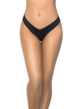 String échancré Noir 1096BLK Volume 2
